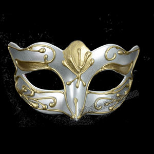 Engraçado Masquerade Halloween Personalizado Plástico Olho Metade Rosto Partido Máscara para <span class=keywords><strong>Prom</strong></span> Party Carnaval Feriado Veneziano Traje Cosplay - Product Image 1