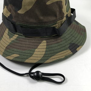 OEM người đàn ông thời trang camo săn bắn có thể điều chỉnh <span class=keywords><strong>Bucket</strong></span> <span class=keywords><strong>Hat</strong></span> tùy chỉnh 3D thêu chuỗi ngư dân Mũ mùa hè cắm trại ngoài trời Boonie - Product Image 5