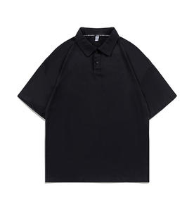 Polo de alta calidad de 200gsm, Camiseta 100% algodón de gran tamaño lisa en blanco para hombre, de manga corta Camiseta deportiva para hombre - Product Image 2