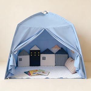 Tente de jeu pop-up pour enfants avec fenêtres et <span class=keywords><strong>porte</strong></span> pour une expérience de camping intérieure imaginative - Product Image 2