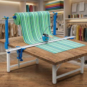 Machine de découpe automatique de tissu, couteau rotatif électrique pour la couture industrielle, la découpe <span class=keywords><strong>biais</strong></span>ée et le recyclage textile - Product Image 1