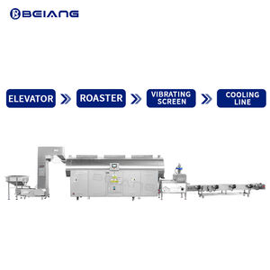 Chaîne de torréfaction industrielle à grande échelle de graines de tournesol 250 KG/lot, machine à torréfier les noix, fabricant - Product Image 5