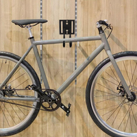 Système d'organisation murale pour vélos avec double crochet, organisateur de vélos, supports de rangement pour vélos de garage, crochets pour vélos de garage