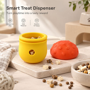 OEM Interactive <b>Treat</b> Dispensing <b>Dog</b> Puzzle Toy Mushroom Slow Feeder Food Enrichment Toy For Boredom Relief Wholesale - Product Image 2