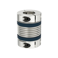 Accouplement à soufflet, Accouplement à ressort à couple élevé, Connexion pour moteur pas à pas et servomoteur, Ouverture de gorge élastique