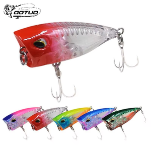 Aotuo Leurre Bionique Popper 4cm 3.5g en Plastique Dur, Appât Artificiel pour Truite, Black-bass et Eau Douce - Vente Chaude - Product Image 1