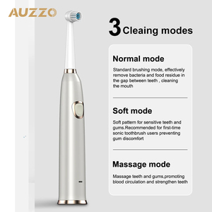 Brosse à dents électrique rechargeable intelligente, portable, multifonction, à tête ronde, oscillante, rotative - Product Image 3