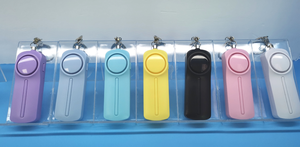 Accessori portachiavi colorati 130dB difesa AAA batteria <span class=keywords><strong>dispositivi</strong></span> tascabili <span class=keywords><strong>di</strong></span> <span class=keywords><strong>sicurezza</strong></span> allarme strumenti personali per autodifesa da donna - Product Image 6