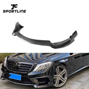 De fibra de carbono W222 S63 parachoques delantero del labio para Mercedes Benz <span class=keywords><strong>AMG</strong></span> 2014 - Product Image 1