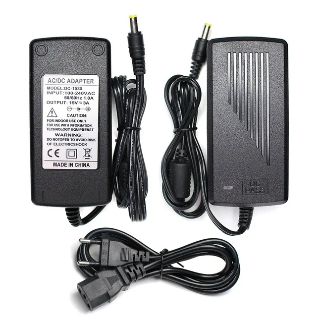 AC 110V/220V to DC 24V 0.5A 500MA Switching Power Adapter 3W-120W CE FC 12V 1A 1000MA for Desktop Connection