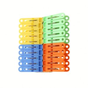 Pinces à linge multicolores X527, pinces à linge en plastique résistantes au vent, paquets de 20 pièces, types de pinces à linge - Product Image 4