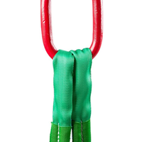 Oferta Especial: Eslinga de Elevación Ajustable de Cuatro Puntas con Cinta Plana de Poliéster y Cadena de Aleación, Certificación CE