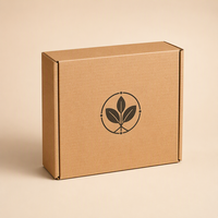 Boîte en carton ondulé écologique avec doublure en aluminium, logo personnalisé, emballage cadeau pour cosmétiques