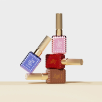 Bouteille en verre carrée vide de 15 ml pour vernis à ongles, personnalisable, en gros, pour cosmétiques et vernis gel