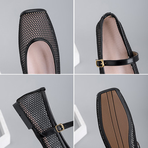 <span class=keywords><strong>2026</strong></span> נעלי נשים אופנתיות נושמות, נעלי בלרינה שטוחות, נוחות ויומיומיות, נעלי קיץ בסגנון מרי ג'יין, נעלי רשת שטוחות לנשים - Product Image 6
