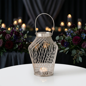 Wholesale Modern Silver Designer Metal Wire <b>Tea</b> <b>Light</b> <b>Holder</b> for Home and Weddings Decoration - Product Image 1