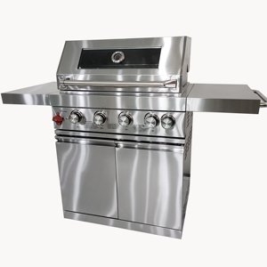 Cocina al aire libre de acero inoxidable, 4 quemadores, barbacoa con quemador trasero <span class=keywords><strong>infrarrojo</strong></span> - Product Image 2
