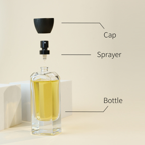 Eric – Flacon de parfum vide en verre de 100 ml avec impression couleur personnalisée et logo, emballage de luxe avec boîte - Product Image 3