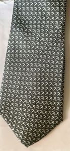 <span class=keywords><strong>Corbata</strong></span> de Seda 100% <span class=keywords><strong>Azul</strong></span> Claro con Estampado de Remos y Animales - Product Image 6