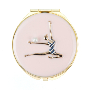Thời Trang Thiết Kế Mới Chất Lượng Cao Kim Loại <span class=keywords><strong>Pocket</strong></span> Gương Cô Gái Quà Tặng Sinh Nhật Quà Tặng Bay Thể Thao Nhảy Múa Cô Gái Trang Điểm Gương - Product Image 5