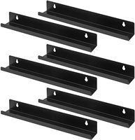 Support d'étagère en aluminium doré et laiton écologique avec revêtement en poudre, barre profilée robuste et antirouille pour support de tour d'ordinateur moderne