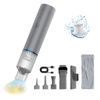 Dépoussiéreur électrique de bureau sans fil 4-en-1 Aspirateur portable souffleur d'air anti-poussière pour clavier d'ordinateur