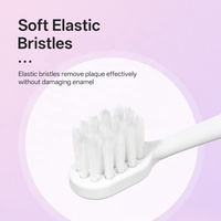 Brosse à dents électrique portable, légère et fine, à piles, avec poils doux, pour adultes, économique et idéale pour les voyages