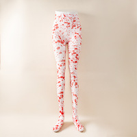 Collants en soie imprimés pour femme, motif floral, léopard et papillon, anti-accroc, collection printemps-automne, style international