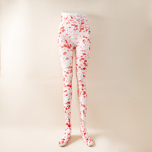 Xuyên biên giới của phụ nữ printedfor mùa xuân mùa thu tất cả các trận đấu hoa leopa-bướm in Chống Móc Vớ lụa Pantyhose - Product Image 4