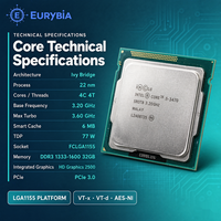 Processeur Intel Core I5-3470 d'occasion pour ordinateur de bureau, 3,2 GHz, Quad-Core, FCLGA1155, 6 Mo de cache, 64 bits