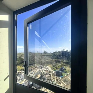 Cửa sổ nhôm thương mại nhiệm vụ nặng nề phá vỡ nhiệt cửa sổ nhôm hiệu quả chi phí không phá vỡ nhiệt cửa sổ nhôm cho nhà máy - Product Image 1