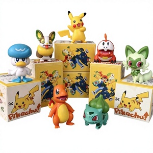 Set di 7 Figurine Pokémon, Pikachu Charmander Bulbasaur, Action <span class=keywords><strong>Figure</strong></span> 5-7cm in PVC, Modellini da Collezione, Giocattoli Regalo per Bambini - Product Image 1