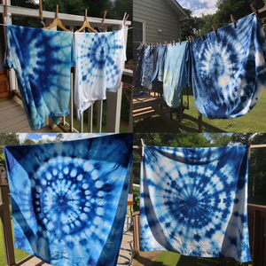 KHY Free Sample <strong>Cyanotype</strong> Dye Adult and Colour the Diy Fabric Custom for Color Cloth Art Supplies Tie Dye Kit - Product Image 5