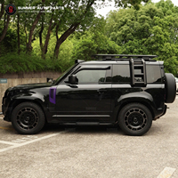 Pièces de rechange automobiles en gros Arcs de roue Pare-chocs avant Grille de mise à niveau Kit de carrosserie pour Defender 110 Accessoires