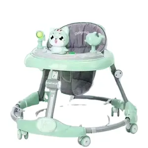 Höhen verstellbarer Baby Walker mit sechs Gängen und mehreren Funktionen