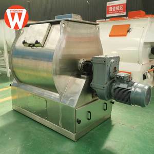Điều kiện mới tự động thép không gỉ cá rô phi thức ăn cho cá bột Máy trộn bột Máy trộn - Product Image 2