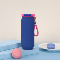Nouvelle tasse isotherme transfrontalière 2026 en acier inoxydable 304, 500 ml, double paroi sous vide, avec couvercle portable en PP