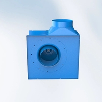 Ventilateur extracteur à faible bruit 3KW 220V, élimination de la poussière industrielle, souffleur d'air électrique, ventilateurs centrifuges pour l'élimination de la poussière de gravure laser