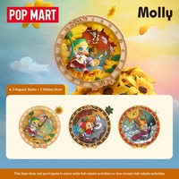 Vente en gros de figurines authentiques POPMART MOLLY 20ème anniversaire, série Time Rotation, boîte mystère, figurines de collection exquises, parfaites