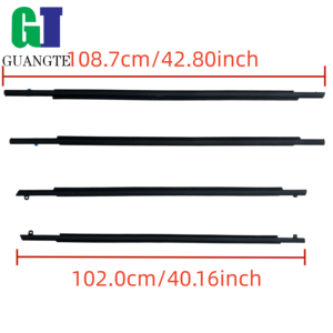 Joint d'étanchéité extérieur de porte de voiture en caoutchouc, bande de moulage de vitre, référence 68162-28070 68164-28050 pour Toyota <span class=keywords><strong>Noa</strong></span> / Voxy 2009-2014 ZRR70 - Product Image 3