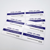 Étiquettes personnalisées en gros pour flacons d'huiles essentielles holographiques 2ml 3ml 10ml