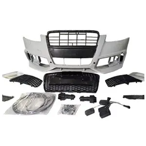 Per Audi A6 body kit paraurti anteriore aggiornamento RS6 stile griglia auto 2005 2006 2007 2008 2009 2010 2011 2012