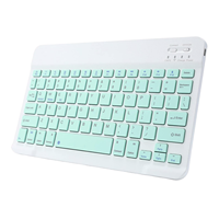 Keyboard Mini 7 Inci Nirkabel untuk Tablet, Keyboard Multibahasa untuk Ponsel, Keyboard iPad, Hadiah Promosi