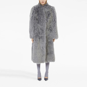 2025 High Quality Genuine Luxury Winter Extra Long <strong>Floor</strong> <strong>Length</strong> Sheep <strong>Coats</strong> Women Real Mongolian Lamb Fur <strong>Coat</strong> - Product Image 3