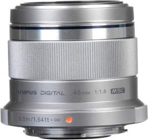 Objectif OM SYSTEM M.Zuiko Digital Zoom F1.8 Argent pour appareils photo Micro Four Thirds, conception compacte, magnifique bokeh, non plein format - Product Image 4