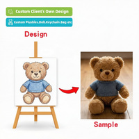Peluche personnalisée de haute qualité, mini personnage Smiley, articles promotionnels pour magasins d'alimentation santé, peluches personnalisées de Chine