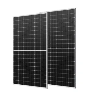 Mono fotovoltaik çift glasssolar mm güneş cells500w 550w 600 w 800w 5BB 9BB 600 watt pv modülü yarım hücresi güneş paneli