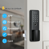 Serrure de porte biométrique intelligente électronique de sécurité en acier inoxydable avec application BLE Wifi TTlock pour la maison