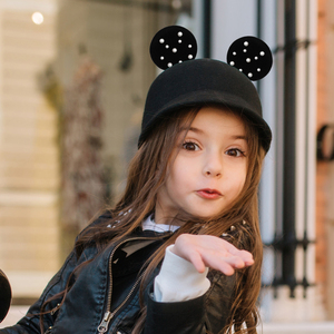 <span class=keywords><strong>Orecchie</strong></span> per Mouse Personalizzabili Fai-<span class=keywords><strong>da</strong></span>-Te 3,3 Pollici con Stampa a Paillettes e Attacco Magnetico Rimovibile per Cappelli - Product Image 2