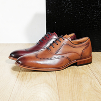 Großhandelspreis Hochwertige Herrenschuhe aus Rindsleder mit Schnürverschluss Büroschuhe Chaussures Business Herren-Anzugschuhe